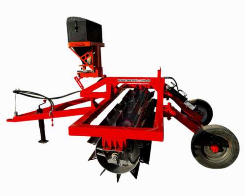 Rolo Triturador M-3000/75 C/sembradora de Pasturas 120 Lts