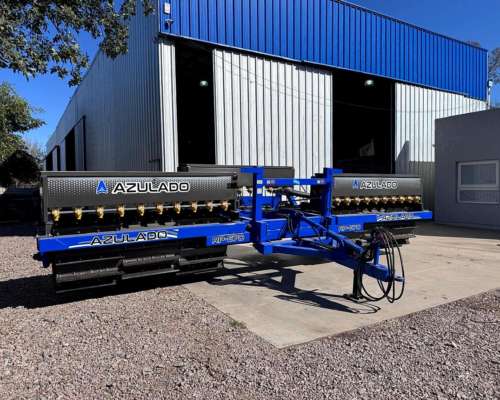 Rolo Picador de Rastrojos Azulado