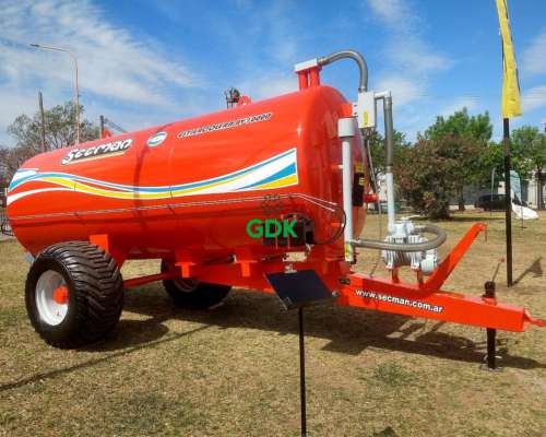 Estiercolera con Bomba de Vacio BV-10.000 Lts. Secman