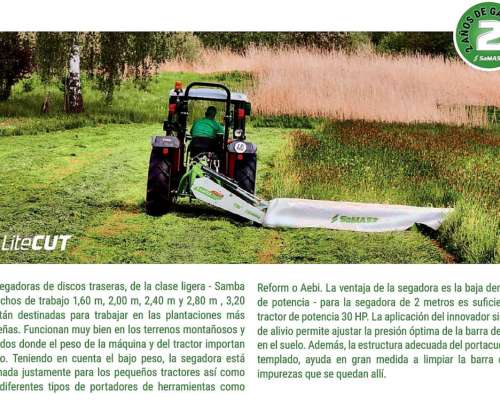 Segadora de Discos 3 Puntos 2/2.40/2.80/3.20mt Samba Samasz