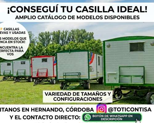 Casillas Rurales la Criolla 2026 - 4,5/5.5/6.5/7,5/8,5 Mts