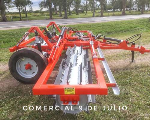 Rolo Triturador de Rastrojos Secman 6mts Cuchillas Interc.