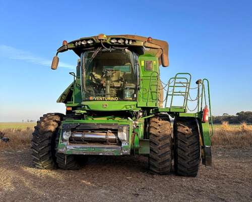Cosechadora John Deere S680, 4wd, Dual, Draper 45, 2018.