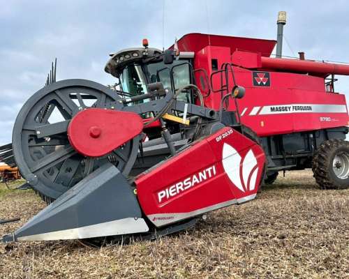 Massey Ferguson 9790 con Draper Poersantti