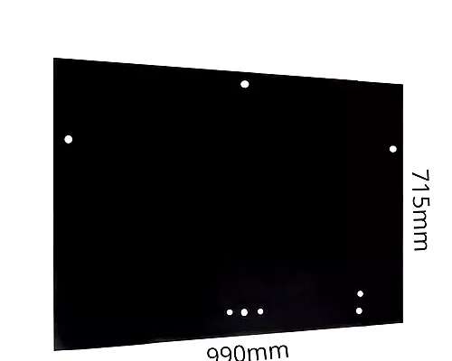 Luneta Vidrio Tractor Zanello UP 100 (99X71,50 CM)