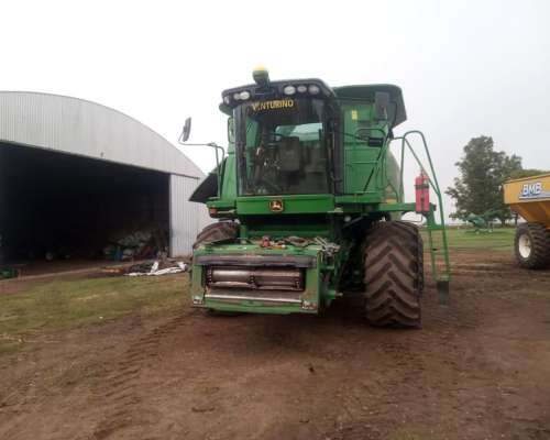Cosechadora John Deere 9670, 4wd, Patón, 35 Pies, 2010.