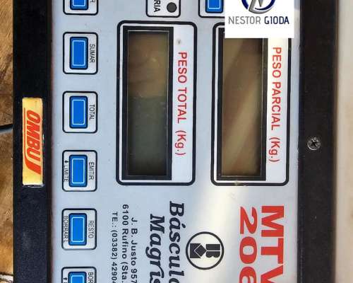 Ombu 14 TNS Excelente con Balanza Magris