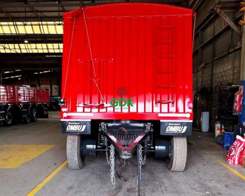 Acoplado de 3 Ejes Tipo Tolva Cerealera. Ombu.