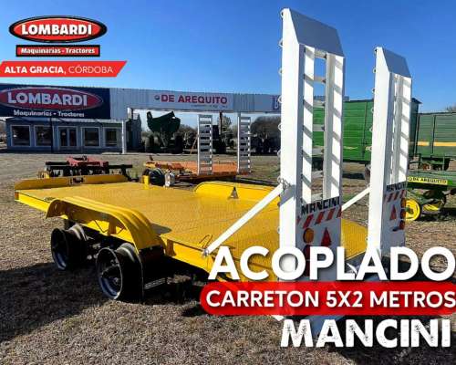 Acoplado Trailer Carretón Mancini Listo para Trabajar