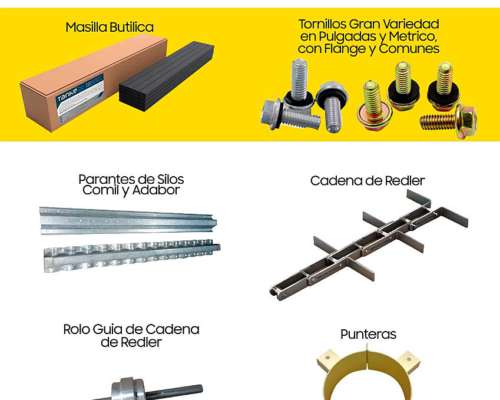 Accesorios y Repuestos de Plantas de Silos
