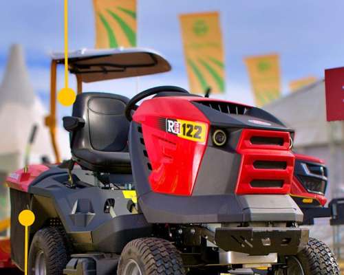 Tractor Cortacésped RH122 con Bolsa Recolectora 22hp