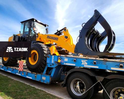 Pala Forestal PT95 3 en 1. Balde + Porta Palets + Garra for