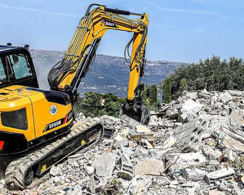 Mini Excavadora Sy80u, Desde