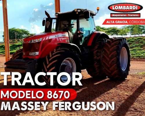 Tractor Massey Ferguson 8670 320hp