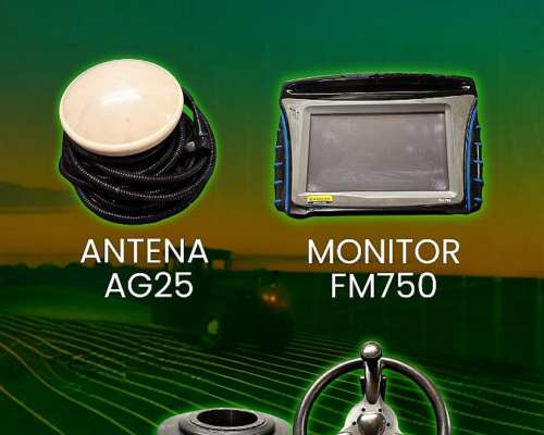 Piloto EZ Pilot con Antena AG 25 y Monitor FM 750 -trimble