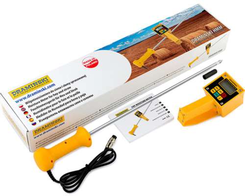 Humedímetro para Alfalfa, Heno (fardos Silos) Draminski HMM