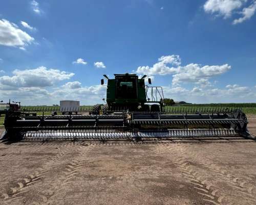 John Deere 9770 Doble. Dual. Draper Piersanti 40p. 8500/5700