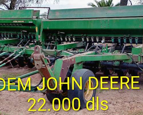 Sembradora John Deere 750 en Tándem