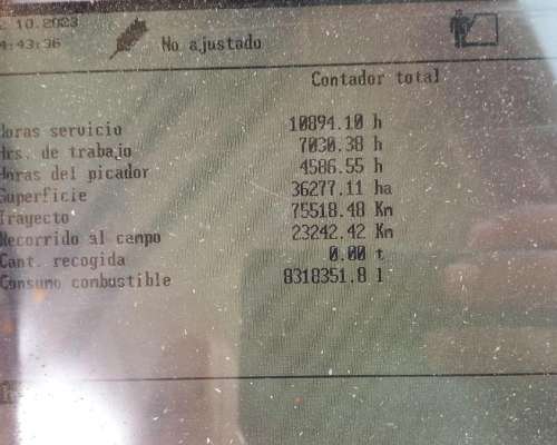 Claas 460 Evolution, 35 Pies con Piloto