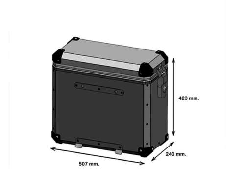 Baúl Trasero Iron BOX-17 Bracco para Pickups