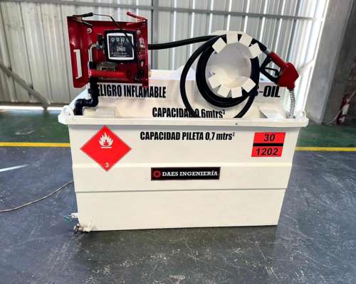 Tanque de Combustible/ Estación Móvil 350lt