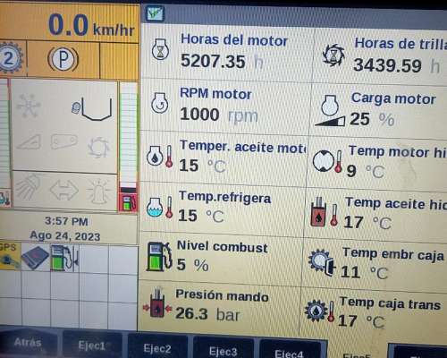 Cosechadora New Holland CR 9080. Mod 2014