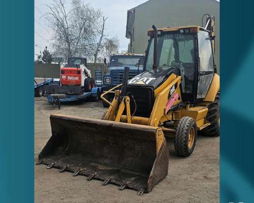 Pala y Retro Caterpillar 414e (id799)