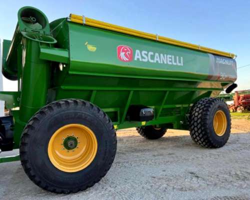 Tolva Autodescargable Ascanelli 30 TN 4 Ruedas Iguales.