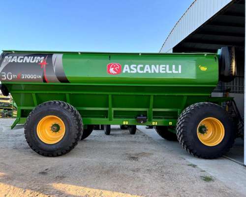 Tolva Autodescargable Ascanelli 30 TN 4 Ruedas Iguales.