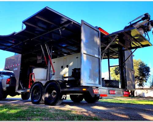 Semirremolque Carrozado Homologado para Drones Fumigadores