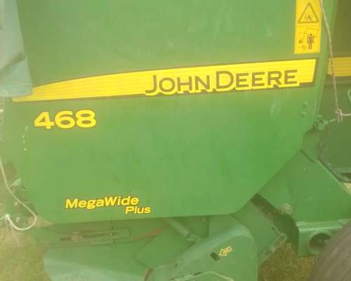 Rotoenfardadora Jhon Deere 468. Mega Wide. 2012 Excelente