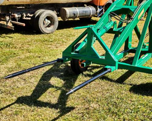 Elevador Transportador de Rollos 2 Cilindros Agromec