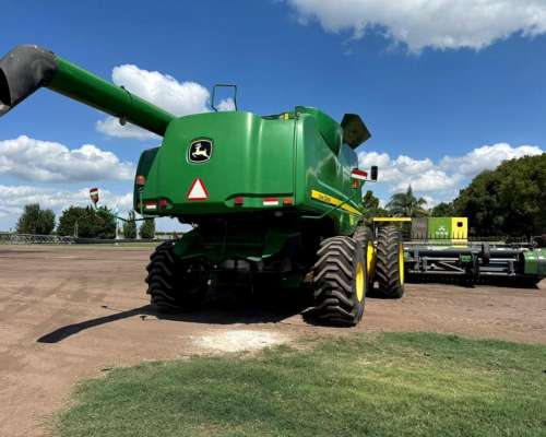 John Deere 9770 Doble. Dual. Draper Piersanti 40p. 8500/5700