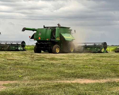 Cosechadora John Deere 9650, Americana, año 2000, Motor Repa