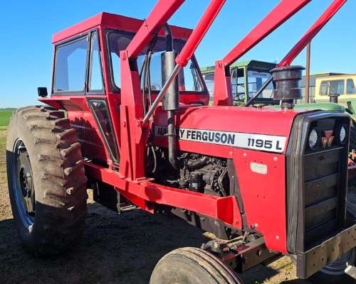Tractor con Pala Massey Ferguson 1195 Tracci Simple año 1985