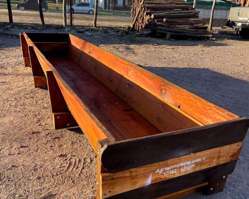 Comedero Agraso para Vacas Hacienda Ganaderia Feed 80cm X 4m