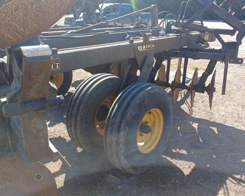 Rastra de Disco Erca 56 Platos con Salida Hidrauilca Tras.