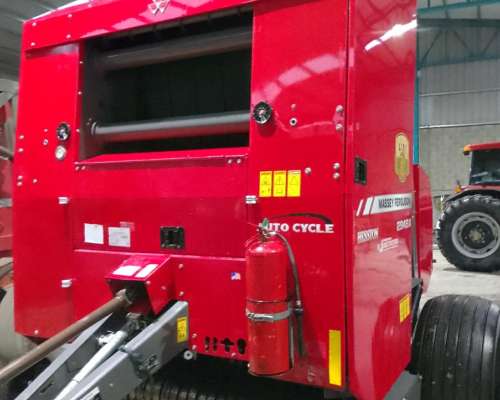 Rotoenfardadora MF 2946 Hesston con Kit de Malla