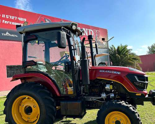 Tractor Roland H 70hp Turbo 4wd con Cabina