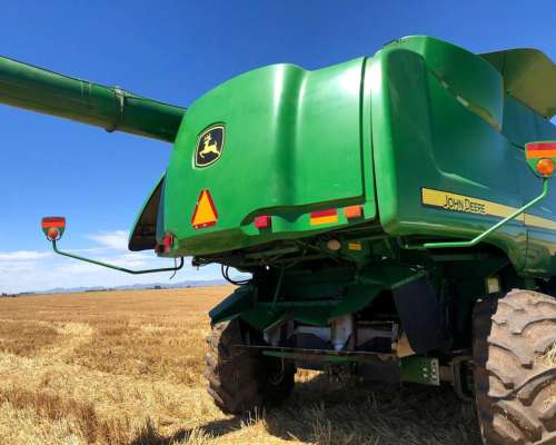 Cosechadora John Deere 9870, año 2010, con Piloto, Mapeo