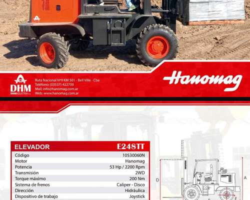 Pala Elevadora Hanomag E248tt