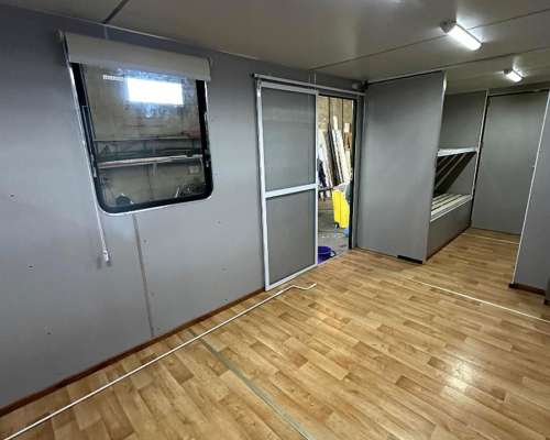 Casilla Rural PPG 8.00 X 2.60 con Taller para 4 Personas