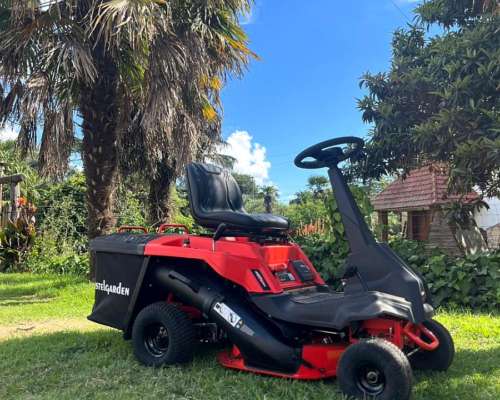 Tractor Corta Cesped Castel Garden 6 HP con Bolsa Recolector