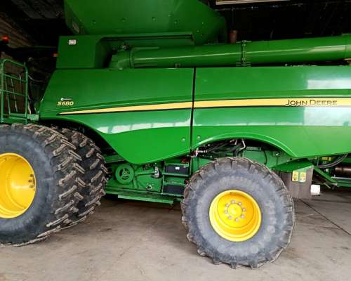 Cosechadora John Deere S680 2016 Doble Dual Drap. 40