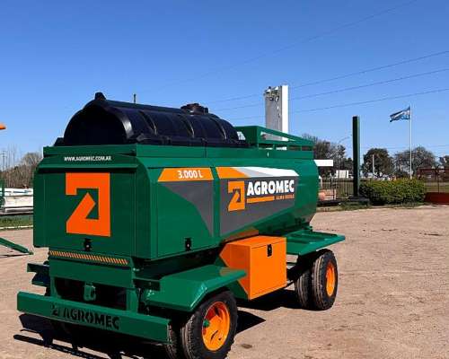 Acoplado Rural Tanque 3000 Litros Combinado Agromec