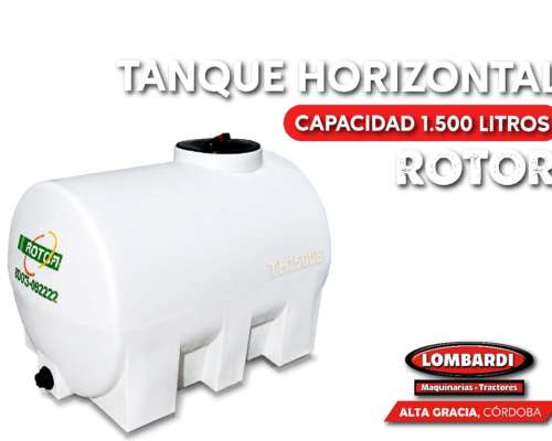 Tanque Horizontal 1.500 Lts. Rotor Acepto Canje Usados