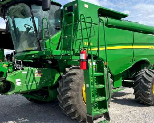 Cosechadora JD S680 2wd con Draper 45 Pies Entrega USD86.965