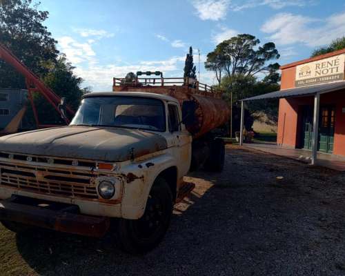 Camion Ford 600 Motor Reparado. Tanque 10.000 Litros