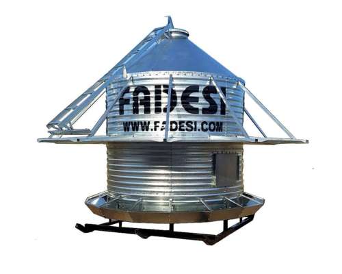 Comedero Autoconsumo C4-2.5 con Bandejas de Acero Inoxidable