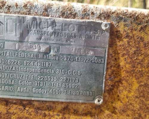 Cinta Transportadora Móvil Michelotti, Largo 6,30